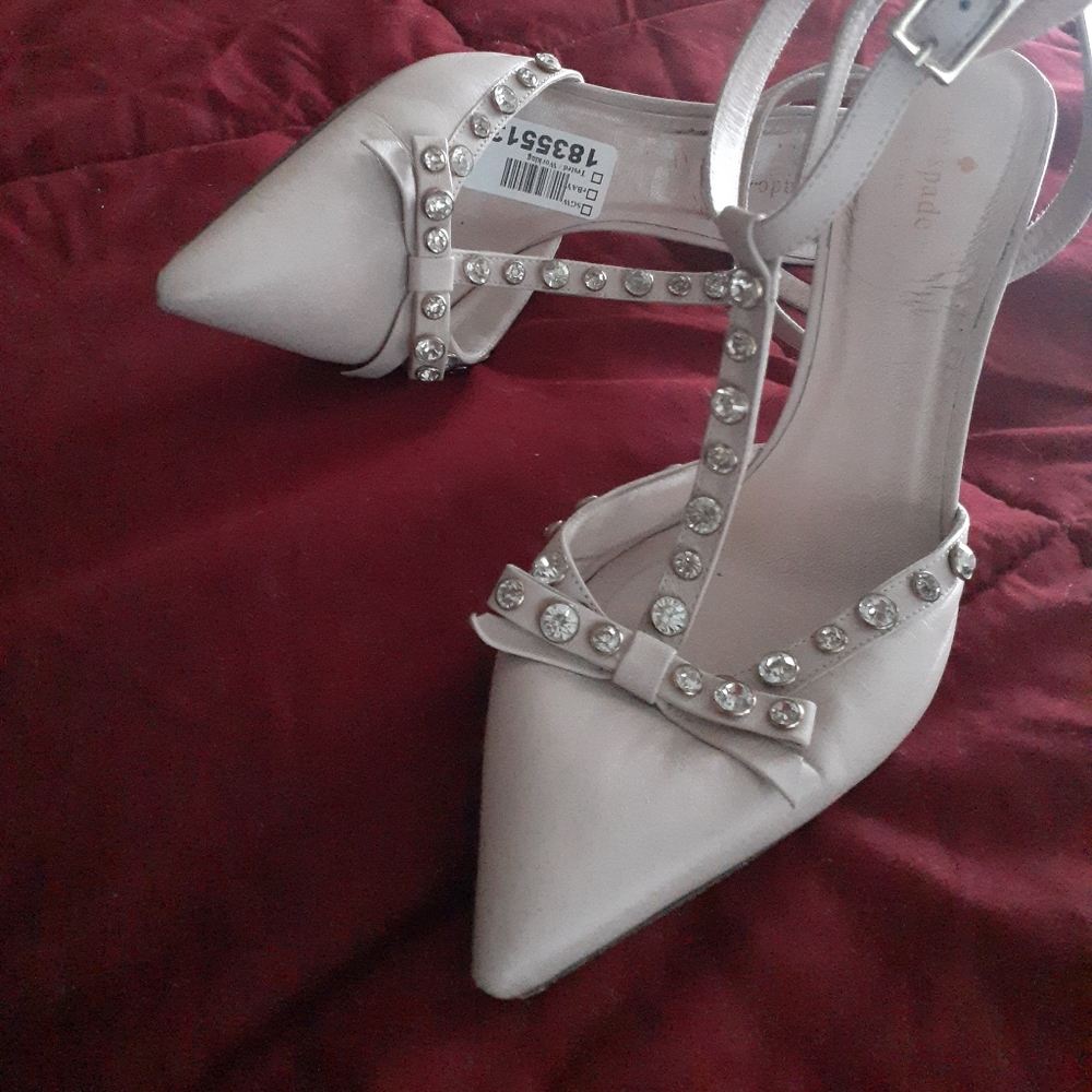 Kate spade/ heel pumps pink nude